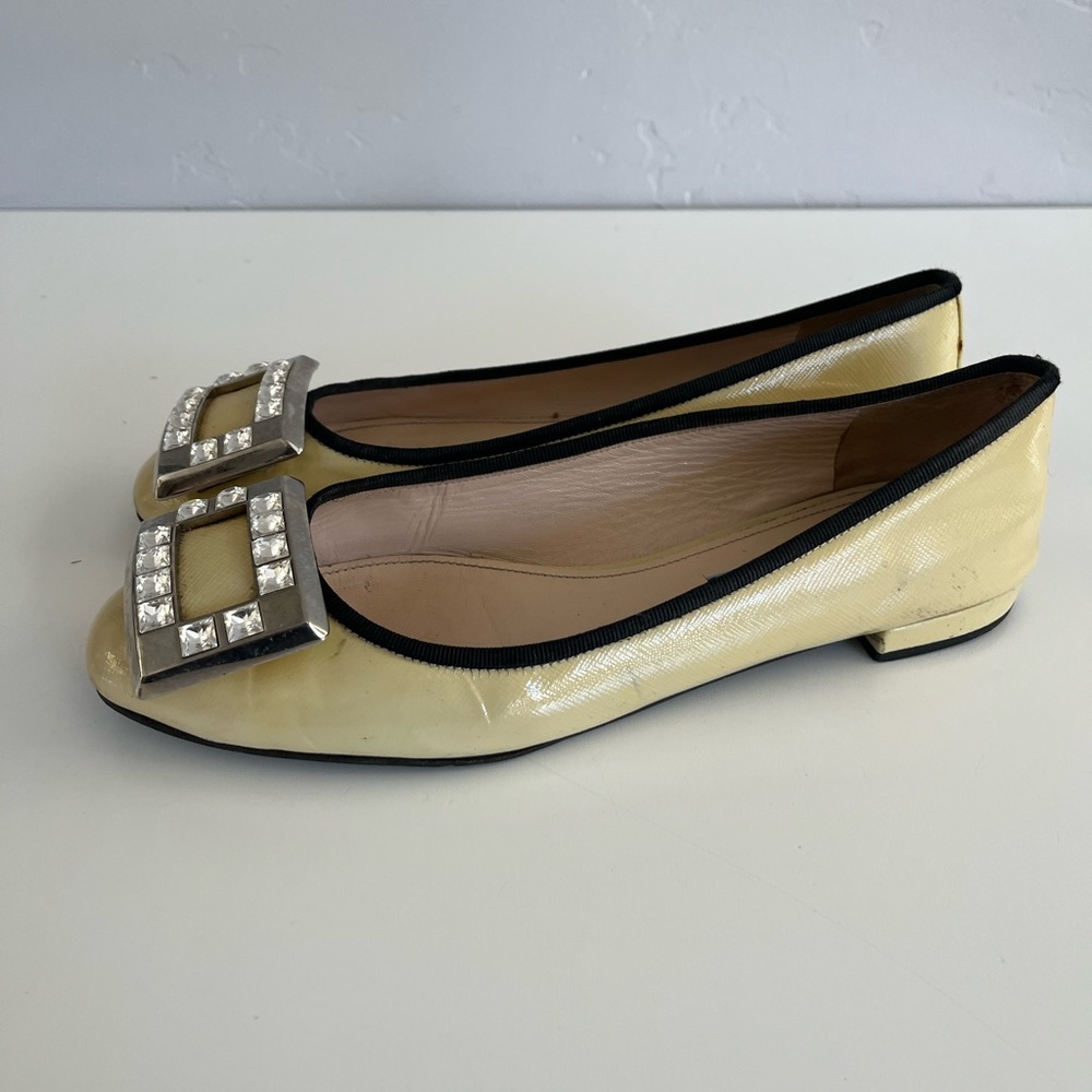 Auth PRADA Patent Leather Flats - Picture 6 of 9